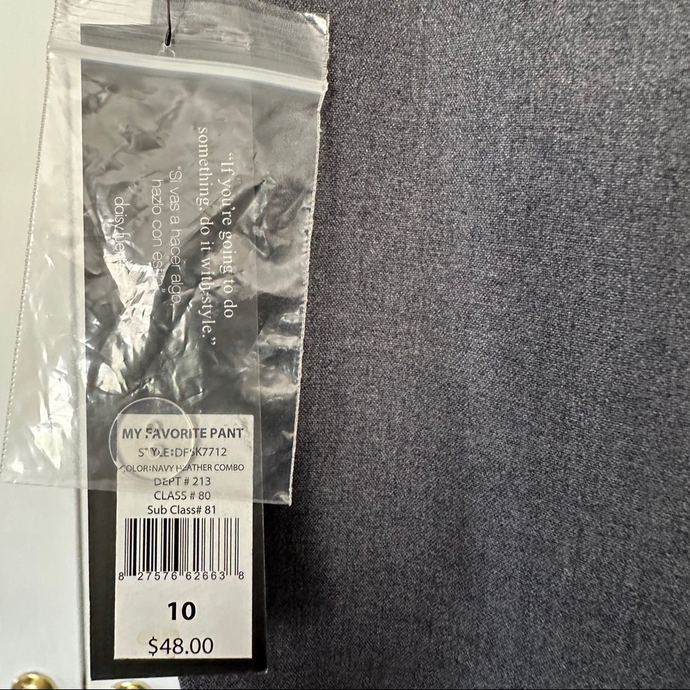 NWT Daisy Fuentes Dress Pants | Womens Size 10 - Picture 4 of 4